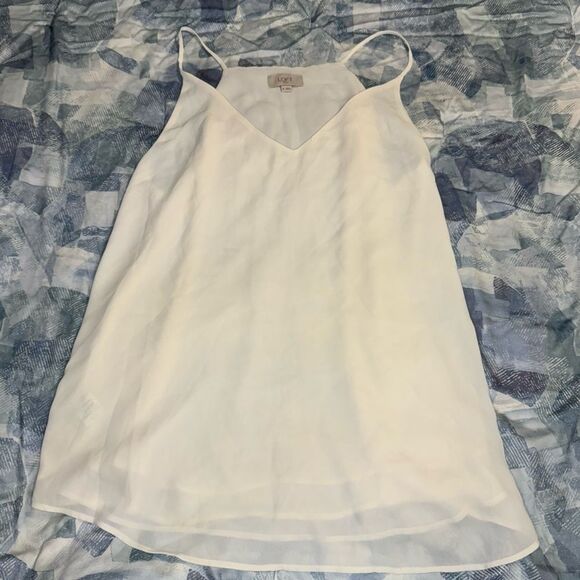 Loft Cream Layering Lined Racerback Camisole Size XL - Picture 3 of 7
